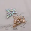 Bengelen Kroonluchter CUIER Vol Glas Edelstenen Clip op Oorbel Studs voor Vrouwen Bruiloft Sieraden Oor 230607