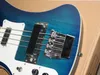 Custom 4 Strings Left Darding 4003 Bass Blue Prosewood Electric Bass Guitar