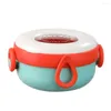 Dinnerware Sets 940/970ML Lunch Box Buckle Closure Seal Ring Leak-proof With Handle Kids Health Lunchbox Outdoor Supply