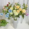 Decorative Flowers Artificial Rose Branches Silk Fake El Mall Decoration Simulation Flower Orchid Heart Corner Roses Wedding Floral