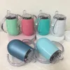 Water Bottles 10oz Baby Milk Cup With Handle Stainless Steel Sippy Nipple Child Bottle Eco-Friendly For Born Gift