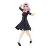 Actionfigurer förförsäljning äkta 18cm anime figur kaguya-sama kärlek är war fujiwara chika kanin modell dockor leksak present samla boxade ornament 240308