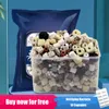 Tillbehör Aquarium Filter Media Bio Balls Ceramic Rings Activated Carbon 12 In 1 Fish Tank Pond Filter Medium 500g Mesh Bag With Zipper