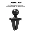 Ny ny uppgradering Universal 17mm Ball Head Holder Base Car Dashboard Mount Anti-Scid Fixed Air Vent Stand för telefoninnehavarfäste Biltillbehör