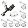 Plafondverlichting UK Plug Flat Panel 12V 12LED Home Bulb Super Bright Light LED Spotlight Downlight Ronde Inbouwlamp