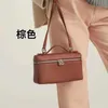 Loro Pianaa Femmes Loro Pocko Pocko Génécurement Luxury L19 Mini Bag Bagin en cuir Boîte de caméra Tote Sac à main