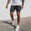 Men's Shorts NEW 2 IN 1 Sport Running Mesh Breathable Shorts Men Double-deck Jogging Quick Dry GYM Shorts Fitness Workout Men Shorts J230608