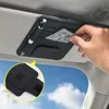 Upgrade Car Sun Visor Card Holder Multi-Papoślica Auto Organizator Kieszonkowy Dokument Dokumenta