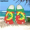 Doginthehole Ethiopische Vlag Ontwerp Patroon Slippers voor Vrouwen antislip Gat Schoenen Outdoor Strand Sandalen Heren Tuin Klompen L230518