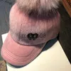 Ball Caps Fashion women girl's Parent-Child Hat autumn winter cap fox fur ball cap snapback bone Hip Hop Caps Casquette Suede Baseball cap J230608