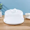 Storage Bottles Cake Carrier Holder &Cake Carrying Transparent Box Multi Use Packing Serving Tray With Cover For Wedding Party