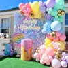 Outros artigos para festas de eventos QIFU Macaron Balões Guirlanda Balões de Látex Arco Decoração de Feliz Aniversário Crianças Adulto Casamento Balão Corrente Chá de Bebê Balon 230607