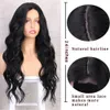 Lace Wigs AISI BEAUTY Synthetic Long Body Wave Wigs for Women Black Wigs Middle Part Nature Daily Hair Natural Style Heat Resistant Fiber 230607
