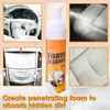 2024 100/30 ml Auto Foam Cleaner Car Interior Seat Leather Dust Remover Multi-Purpose Cleaning Foam Spray Sticky Dirt Washing Tools