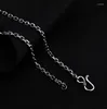 Цепи чистое 925 серебро 2,5 3,3 4 5 мм Клазиное круглое ожерелье для мужчин мужские стерлинские женщины тайская цепь