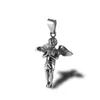 Pendant Necklaces Hip Hop Charm Prayer Angel Necklace Stainless Steel 18K Gold Plated Jewelry Christmas Gift Drop Delivery Pendants Dhchi