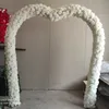 Peças centrais de decoração de casamento arco flor com armação de ferro conjuntos para festa evento cerimônia de abertura suprimentos festivos