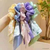 ÖVRIGA 2/5PCS HEADWARE SET Fashion Printing Bow Knot Women Hair Rope Rubber Band Elastic Head Dress Ponytail Accessories R230608