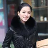 Scarves Natural Fur Collar Real Scarf Black Colour In Different Size BE1534