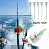 Fishing Hooks 10pcs DoubleLayer Umbrella Squid Replacement Cuttlefish Hook Outdoor Tackle Tool Equipment 230608