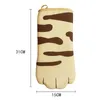 Oven Mitts 1pc Cute Cat Paws Claw Baking Gloves Antiscald Microwave Heat Resistant Insulation Nonslip Paw 230608