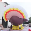 wholesale 12mH 40ftH with blower Outdoor Activities 2023 new design Giant Inflatable Turkey model Airblown Animal for Thanksgiving Day Event Display