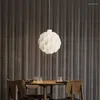 Ljuskronor konst ljuskronor ledde pendellampan ljus kreativ pinecone vit matsal modern hängande sovrum barn restaurang enkel