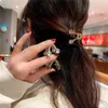 Dangle Chandelier Rhinestone Mini Hair Claw Retro Diamond Flower Kobiety Dziewczęta Kraba Pazur Klip Małe spinki do włosów Kraby Krabów Dziewczyny Hair Akcesoria Z0608