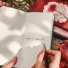 Blocs-notes école papeterie Rose poésie série album à faire soi-même bloc-notes rétro manuel compte à main cahier à feuilles mobiles