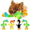 Peluche chien jouet en forme de poulet résistant aux morsures jouets grinçants pour petits grands chiens chiot animaux accessoires de formation