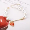 Bağlantı Bilekler Dongsheng Cross Takım İnci Takı Kırmızı Aşk Kalp Cupid Ok Charm Bangle Grils Hediye -25