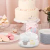 Storage Bottles Cupcake Holder Container & Cake Carrier For Transport Rack Base Dessert Stand Round Display Wedding