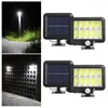 Lampa ścienna praktyczne słoneczne ABS Wodoodporne oświetlenie czujnik LED Garden