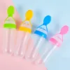 Copos Pratos Utensílios Baby Silicone Squeezing Mamadeira born Baby Training Colher Cereal Infantil Alimentador Suplemento Alimentar Bbay Safe Talheres 230608