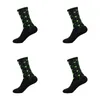 Meias Esportivas 4 Pares de Bicicleta Masculino Compressão Feminino Profissional Mountain Calcetines Ciclysmo Hombre