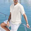 Camisas masculinas casuais camisa masculina estilo simples verão cor pura