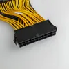 1 à 2 ports PSU alimentation 24 broches câble répartiteur 24pin 20 + 4 pour double carte mère ATX femelle à mâle Y adaptateur rallonge