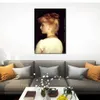 Oeuvre sur toile Une fille Frederic Leighton Reproduction de peinture à l'huile Portrait classique peint à la main