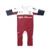 F1 Extreme Sports 애호가를위한 장미 의류 세련된 Formula One Baby Jumpsuits 크롤링 의류 소년과 소녀 230608
