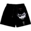 Herrshorts anime berserk sommar shorts män kvinnor klassiska sportkläder strand shorts gym shorts basket kör träning 6xl mesh shorts j230608