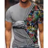 T Shirts Street Designer Polo قمصان للرجال مصمم البولو قميص قصير الأكمام cyberpunk تنفس الهندسة الصيفية 3D CHD2306082