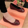 Buty dla kobiet Flats 2022 Casual Solid Kolor poślizg na lady kwadratowy pięt wysokiej jakości komfort imprezowy biuro biurowe buty zapatos mujer