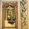 Vorhang Rosa Druck Fransen Patchwork Chenille Vorhänge Für Schlafzimmer Wohnzimmer Luxus Französisch Prinzessin Fenster Blackout