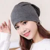 Bérets 2023 Punk femmes hommes hiver chapeau bonnets Bonnet Femme Slouch Baggy fer cerceau anneau casquette Hip Hop tissu Beanie Gorros femmes