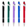 Ballpoint Pens 20pclot Dostosowany matowy pióro kreatywny styl touch 22 kolory pisanie ballpen papiery papiernicze School Supplies 230608