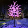 led simulation cherry tree lights garden landscape tree lights color tree outdoor waterproof decorative lights