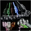 Smoking Pipes 6 Inch Pyrex Glass Oil Burner Mini Small Spoon Pipe Borosilicate Spring Bubblers Handpipes Ball Nce Fittings Drop Deli Dhing