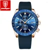 Armbandsur Poedagar Steel Strap Sport Watches Men Top Stop Watch Lysande herrkvart Datum Business Man Clock Gift