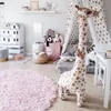 Dekompressionsleksak 40 cm 67 cm stor storlek simulering giraff plysch mjuk fylld djur sovande docka för pojke flicka födelsedagspresent barn 230607