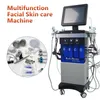 Hydro -Peel 14 in 1 Mikrodermabrasion Hydra Auqa Wasser Tiefe Reinigung HF Facelifthaut Hautpflege Face Machine Straffung